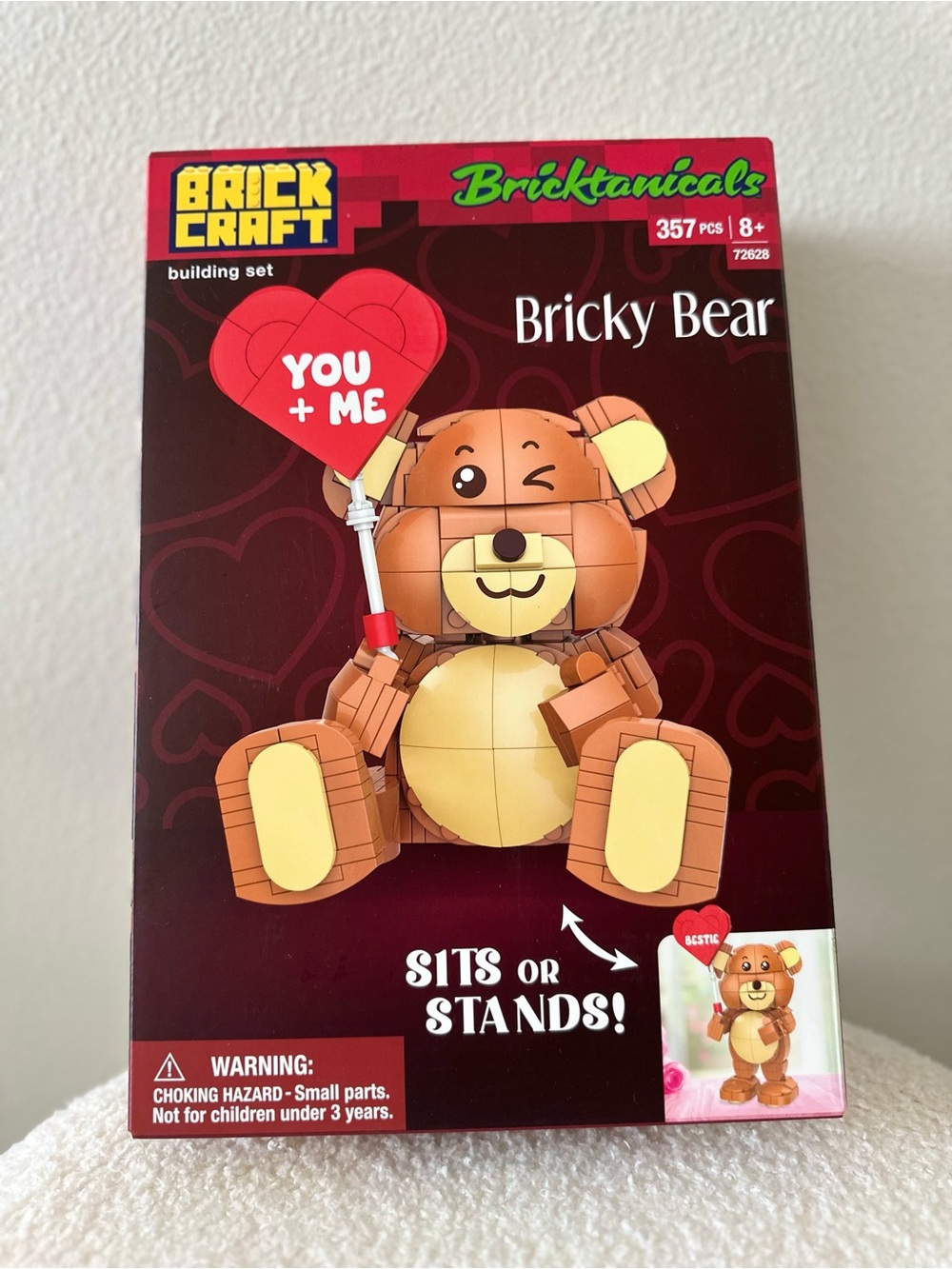 Brickcraft Bricktanicals Bricky Bear Building Kit, a 357-piece